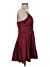 Windsor 100% Polyester Solid Burgundy Cocktail Dress Size 3 - 4 - photo 4