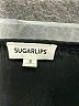 Sugarlips Black Long Sleeve Top Size S - photo 7