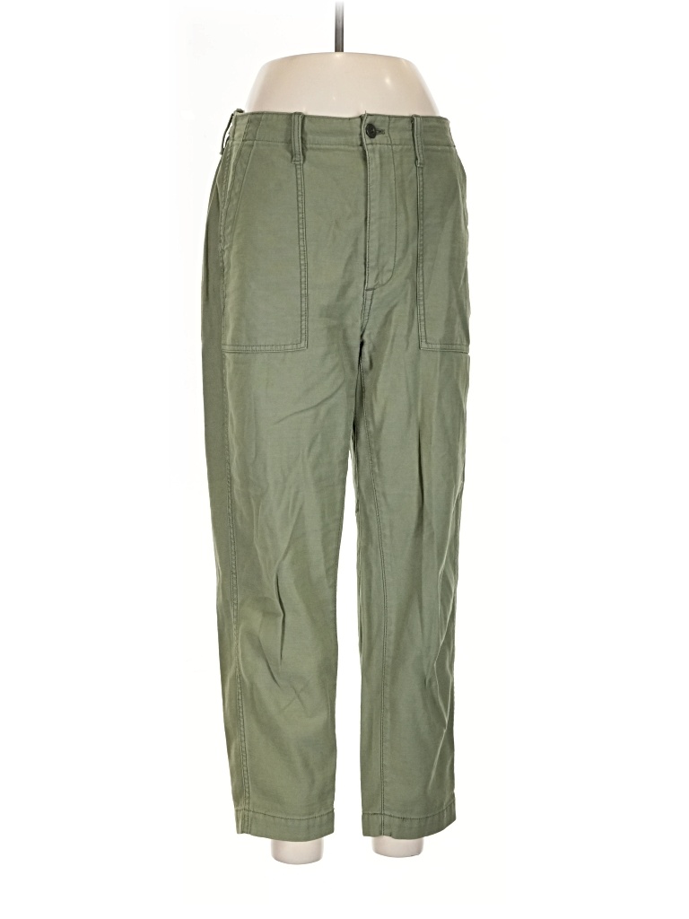 Pre-owned Madewell Cargo Pants In Green