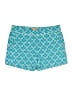 Joe Fresh Print Teal Shorts Size 2 - photo 1