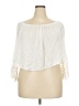Forever 21 Plus 100% Rayon Ivory 3/4 Sleeve Blouse Size 3X - photo 1