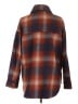 a.n.a. A New Approach 100% Polyester Plaid Brown Coat Size L - photo 2