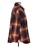 a.n.a. A New Approach 100% Polyester Plaid Brown Coat Size L - photo 4