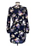 Honey Punch 100% Polyester Floral Blue Casual Dress Size XS - photo 2
