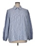 Alex Marie Stripes Blue Long Sleeve Blouse Size XL - photo 1