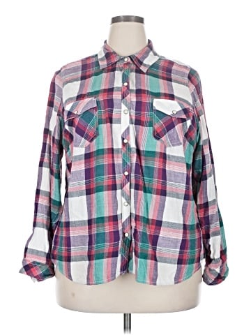 SONOMA life + style Long Sleeve Button-Down Shirt (view 1)