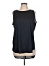 Ann Taylor Polka Dots Blue Black Sleeveless Top Size L - photo 1