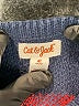 Cat & Jack Print Blue Pullover Sweater Size 4T - photo 3