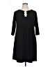 MSK Black 3/4 Sleeve Top Size 1X - photo 1
