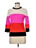 Kate Spade New York 100% Wool Color Block Pink Wool Pullover Sweater Size M - photo 1