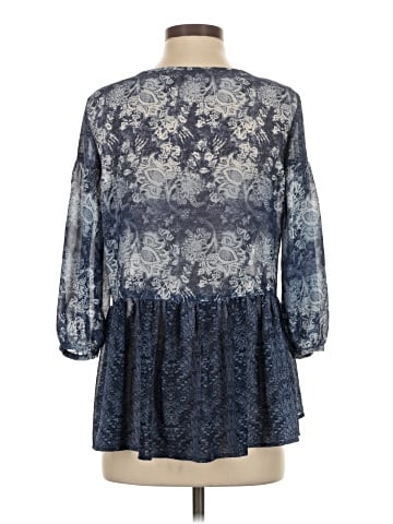 Ecote 3/4 Sleeve Blouse (view 2)