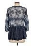 Ecote 100% Polyester Blue 3/4 Sleeve Blouse Size S - photo 2