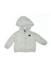 Carter's 100% Cotton Gray Zip Up Hoodie Size Newborn - photo 1