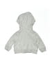 Carter's 100% Cotton Gray Zip Up Hoodie Size Newborn - photo 2
