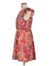 Unbranded Paisley Pink Cocktail Dress Size 12 - photo 5
