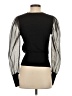 Marled Black Long Sleeve Top Size XS - photo 2