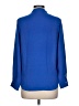 Red Herring 100% Polyester Blue Long Sleeve Blouse Size 10 - photo 2