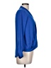 Red Herring 100% Polyester Blue Long Sleeve Blouse Size 10 - photo 4