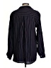 Grayson 100% Lyocell Stripes Black Long Sleeve Blouse Size Sm (2) - photo 2