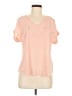 Mine Pink Short Sleeve Blouse Size M - photo 1