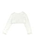 Marmellata 100% Polyester White Cardigan Size 6 - photo 2