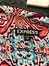 Express 100% Polyester Blue Sleeveless Blouse Size XS - photo 7