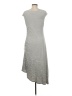 Max Studio Metallic Gray Casual Dress Size M - photo 2