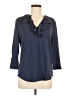 Chaps Blue 3/4 Sleeve T-Shirt Size M - photo 1