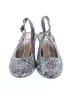 Gabor Floral Silver Gray Mule/Clog Size 6 1/2 - photo 2