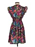 Shein 100% Polyester Paisley Black Cocktail Dress Size 4 - photo 2