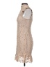 Storia 100% Polyester Tan Cocktail Dress Size S - photo 5