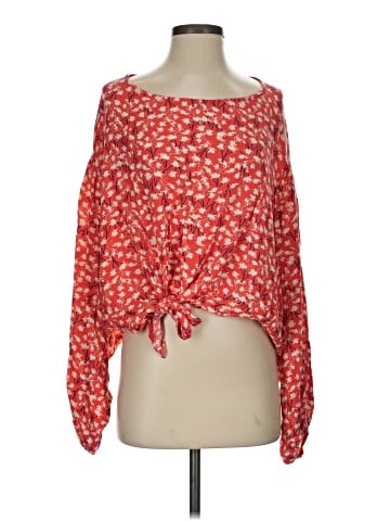 Blu Pepper Long Sleeve Blouse (view 1)