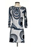 BCBGMAXAZRIA Print Blue Casual Dress Size XS - photo 2