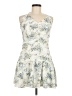 Cider 100% Polyester Floral Ivory Cocktail Dress Size M - photo 1
