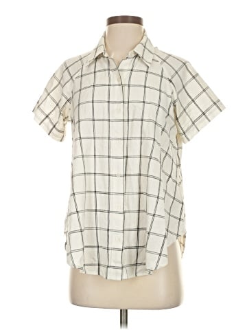 7 For All Mankind Short Sleeve Blouse (view 1)