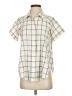 7 For All Mankind Ivory Short Sleeve Blouse Size S - photo 1