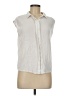 Forever 21 Ivory Sleeveless Button-Down Shirt Size M - photo 1