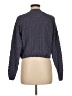 Kendall & Kylie 100% Polyester Solid Gray Pullover Sweater Size M - photo 2
