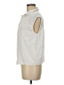 Forever 21 Ivory Sleeveless Button-Down Shirt Size M - photo 5