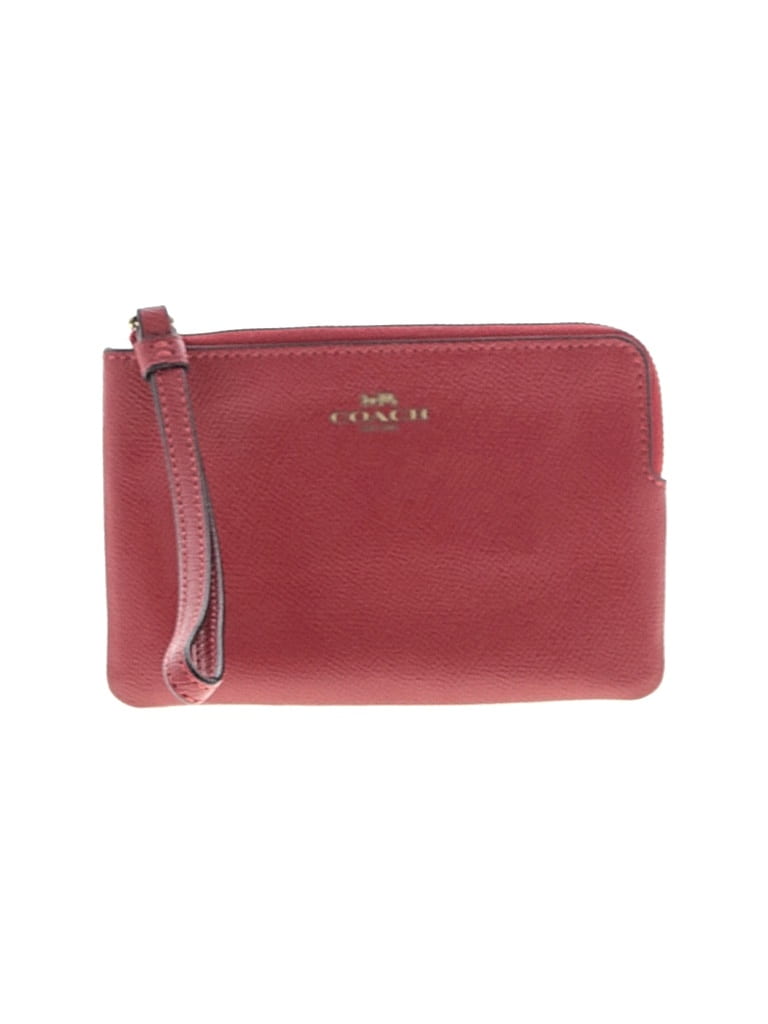 Pre-owned Coach Wristlet In Red