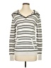 Lou & Grey Stripes Silver Pullover Sweater Size XS - photo 1