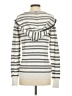Lou & Grey Stripes Silver Pullover Sweater Size XS - photo 2