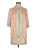 Current Air 100% Polyester Gold 3/4 Sleeve Blouse Size S - photo 1