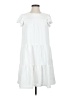 Maurices 100% Polyester Solid White Casual Dress Size XS - photo 1