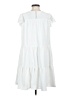 Maurices 100% Polyester Solid White Casual Dress Size XS - photo 2
