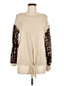 Assorted Brands Animal Print Tan Pullover Sweater Size M (estimated) - photo 1