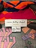 Never Fully Dressed 100% Viscose Print Orange Long Sleeve Blouse Size 2 - photo 7