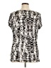Apt. 9 100% Rayon Animal Print Silver Short Sleeve T-Shirt Size XL - photo 2
