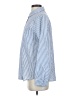 Dylan Stripes Blue Long Sleeve Blouse Size S - photo 5