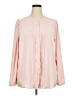 Torrid 100% Polyester Pink Long Sleeve Blouse Size 2X Plus (2) - photo 1